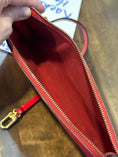 Load image into Gallery viewer, Pochette Accessoires in Red Epi
